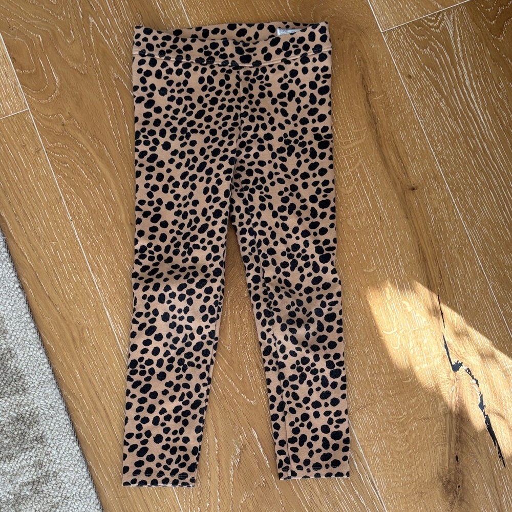 Janie & Jack Leopard Print Leggings